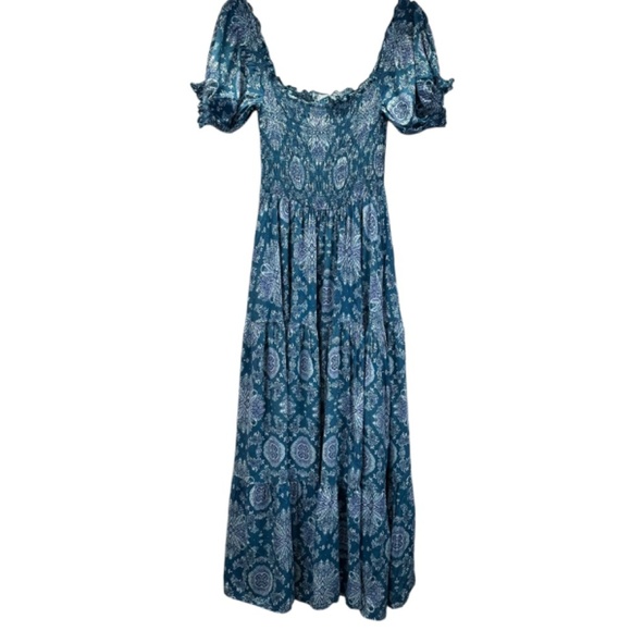 Jaase Maxi dress Women's Size M Floral Feminine Flowy Tiered Romantic Gypsy Boho - Picture 2 of 14